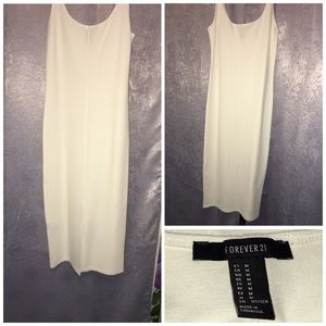 White bodycon dress from Forever 21.